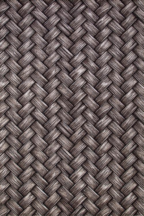 Ковер d723-beige-brown-2 Бежево-коричневая Прямоугольный