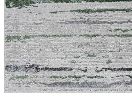 Ковер 38462A-GREEN-L.GREY Серо-зеленый Прямоугольный