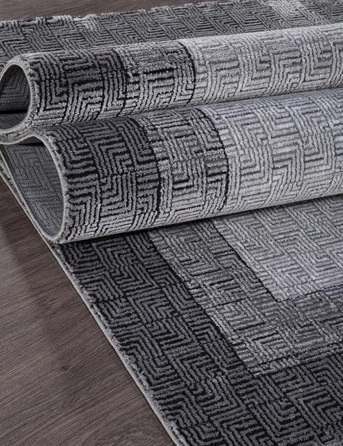 Ковер pn002g-grey-grey Серый Прямоугольный