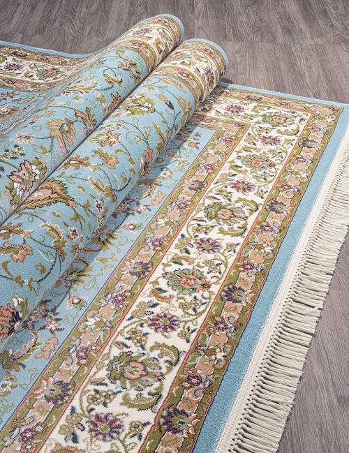 Ковер aravia-5471-blue Бирюзовый Прямоугольный
