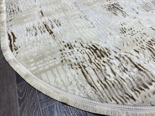 Ковер B020A_HB-BEIGE-FLS-VIZON-OV Светло-бежевый Овальный