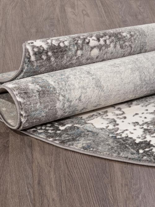 Ковер d996-gray-ov Серый Овальный