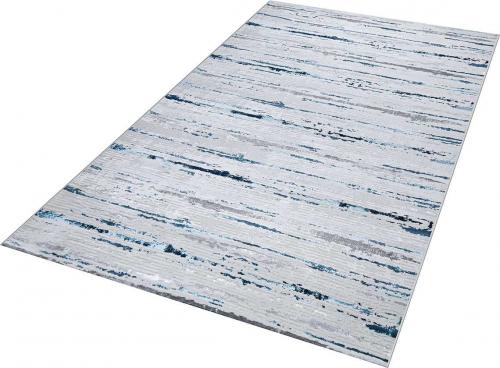 Ковер 38462A-BLUE-L.GREY Серо-голубой Прямоугольный