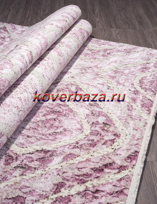 Ковер D856-PINK Розовый Прямоугольный