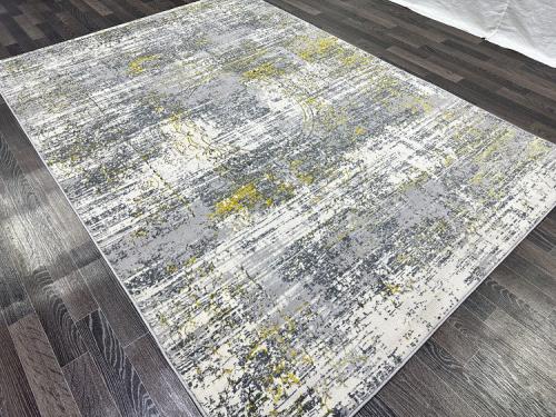 Ковер 0730A_L. GREY-GOLD Серый Прямоугольный