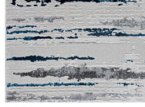 Ковер 38462A-BLUE-L.GREY Серо-голубой Прямоугольный