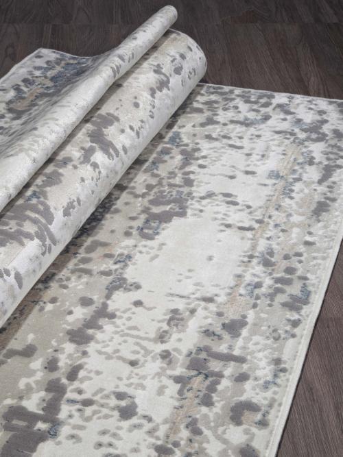 Ковер 13103-cream-silver-bg Серо-бежевый Прямоугольный
